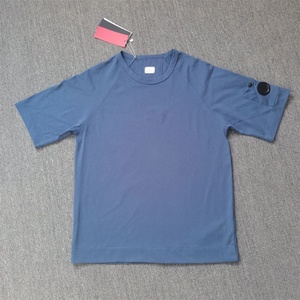 Wholesale casual youth CP street fashion 100% cotton classic basic company short-sleeved T-<b>shirt</b> for men - Product Image 5