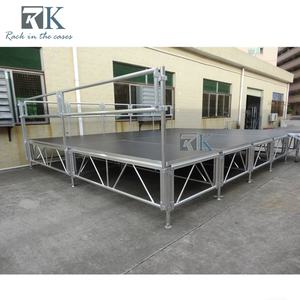 Ferias comerciales Escenario Durable Modular Escenario Pantalla Seguridad con barandilla - Product Image 5