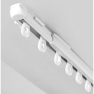 مجموعة قضبان ستائر معدنية مرنة وقابلة للتمديد شائعة الاستخدام لديكور المنزل - Product Image 2
