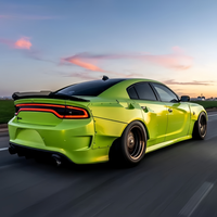 TPU anti-rayures rêveur Fluorescent jaune voiture Wrap brillant voiture peinture Film de Protection auto-guérison corps automobile changement de couleur
