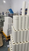 Étiquettes thermiques autocollantes vierges personnalisées en usine, rouleaux d'étiquettes adhésives amovibles, étiquettes de prix pour supermarchés, étiquettes de bordereau de livraison