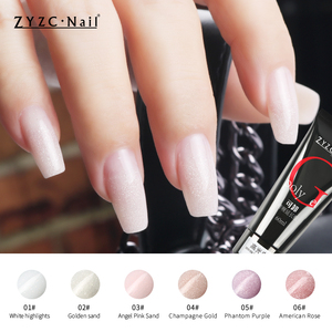 Juego de 6 colores de poligel en tubo, lámpara acrílica de gel uv, Extensión Profesional de geles acrílicos, <span class=keywords><strong>2022</strong></span> - Product Image 5