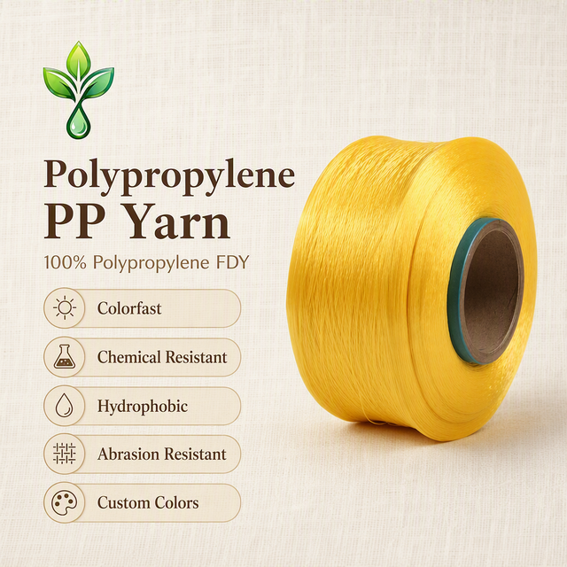 Factory Direct Various Colors 600D FDY PP Filament Yarn High Durability Acidproof 100% Polypropylene Yarn for Strapping Bands