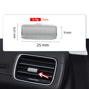 Kit de réparation de clip de sortie d'air de climatisation du tableau de bord de voiture en gros pour Mercedes Benz W167 GLS GLE 350 400 450 500 <span class=keywords><strong>580</strong></span> 2020-2025 - Product Image 5