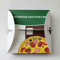 Boîtes à pizza, sacs en papier imprimés pour aliments, sacs à emporter, bols à salade en papier, boîte à pizza, conteneur à pizza, qualité export, personnalisé