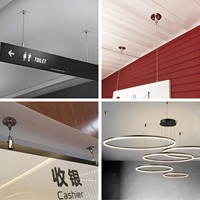 Panneau d'affichage en laiton personnalisé pour câble de suspension suspendu au plafond Kit de suspension réglable pour câble de montage au plafond