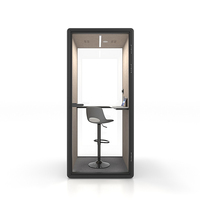 Cabine Acoustique Compacte pour Appels Vidéo en Open Space et Pod de Bureau Insonorisé pour l'Intimité