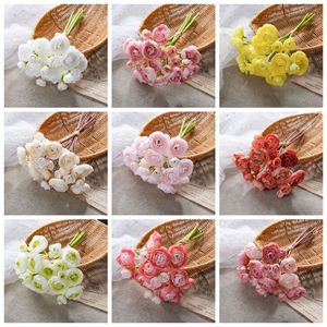 Bouquet de roses artificielles CallaFloral en polyester pour décoration intérieure de mariage, style artisanal, transfrontalier - Product Image 3