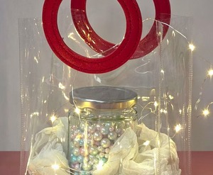 Bolso de Mano Transparente de PVC con Asa Redonda, Moderno y Elegante - Product Image 4