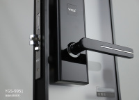 Serrure de porte d'hôtel avec carte RFID, poignée TCP/IP, serrure de porte électronique pour hôtel moderne, appartement