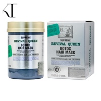 Masque capillaire Revival Queen Botox, qualité salon, kératine, nourrissant en profondeur, pour cheveux blanchis, abîmés par la chaleur, lissant, anti-frisottis