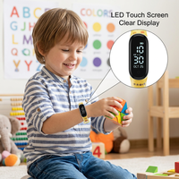 Montre numérique LED Kawaii pour enfants, bracelet en TPU imprimé de dessins animés, écran tactile, montre-bracelet électronique de sport pour garçons et filles, cadeau de Noël