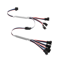 Mini amplificateur de signal SPI TTL 4 canaux pour bandes LED à pixels adressables Dream Color 4 broches WS2812B WS2811 SK6812