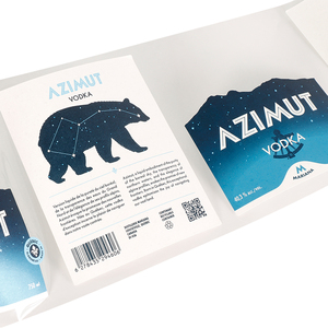 Etiqueta engomada personalizada <span class=keywords><strong>12</strong></span> OZ 330ml a prueba de agua impresión personalizada brillante artesanía cerveza botellas latas etiquetas para vino - Product Image 2