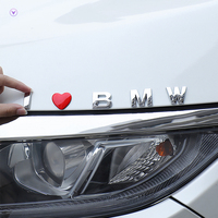 Accessoires automobiles Galvanoplastie Chrome ABS Plastique Adhésif Logo Plaque Signalétique Emblème Insigne Personnalisé 3D Lettre Autocollants De Voiture
