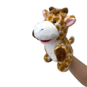 6 cái trẻ em con Rối tay thiết lập với làm việc Miệng Toddler động vật đồ chơi sang trọng khỉ hổ voi Sư tử con Rối tay - Product Image 6