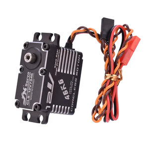 เซอร์โว CLS-12V7346 JX รุ่นดั้งเดิม น้ำหนัก 73 กรัม 12 โวลต์ 180 องศา HV ความแม่นยำสูง เกียร์เหล็ก ดิจิตอล คอร์เลส โครงอะลูมิเนียม สำหรับ CNC JR - Product Image 4