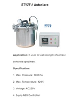 Machine d'essai de ciment autoclave à vapeur de ciment STYZF-1 utilisée pour tester la résistance d'un échantillon de béton de ciment