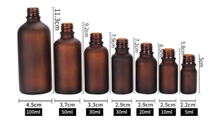 ขวดแก้วหยดสีดำด้าน 100 ชิ้น พร้อมหลอดกระดาษพิมพ์ลาย สำหรับน้ำมันหอมระเหย น้ำหอม ผลิตภัณฑ์ดูแลเส้นผมและเครา ยาหยอดตา - Product Image 6