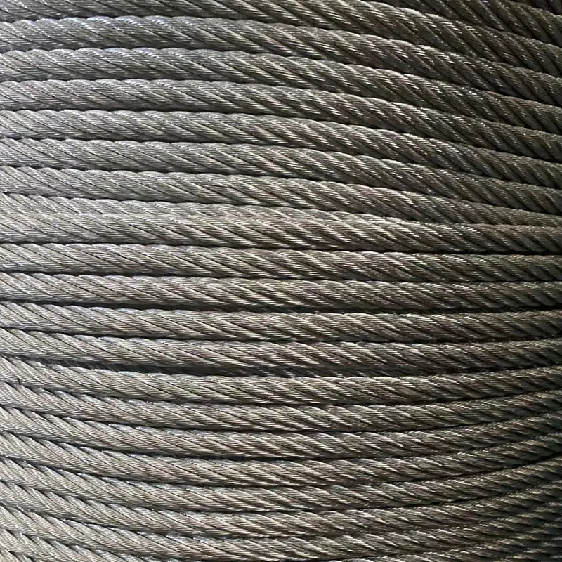 Galvanized steel wire rope 6x19 6x7 7x7 7x19 high carbon steel wire rope