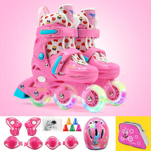 Tute per bambini di alta qualità principianti pattini a doppia fila pattini a rotelle per puleggia per bambini - Product Image 3