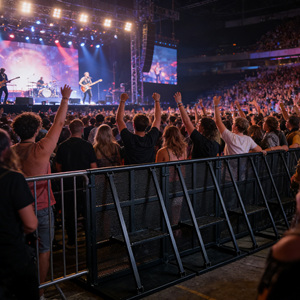 <span class=keywords><strong>Barrière</strong></span> anti-émeute extérieure à montage rapide en alliage d'aluminium pour grands événements et concerts - Product Image 4