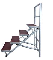 Plateforme Modulaire Pliante en Aluminium Facile à Installer pour Chorale, Podium, Estrade de Scène pour Orchestre et École