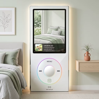 Miroir LED personnalisable ODM avec capteur de mouvement, commande tactile, réglable, anti-buée, écologique, design sans cadre, indice de protection IP44, moderne, pour hôtel