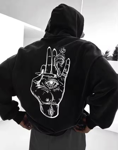 เสื้อฮู้ดดี้แฟชั่นสั่งทำพิเศษ ทรงหลวม คุณภาพสูง เนื้อผ้าหนา สำหรับผู้ชายและผู้หญิง สไตล์สตรีท - Product Image 2