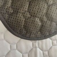 Protège-matelas matelassé en maille ultra-sonique imperméable et antidérapant, taille King