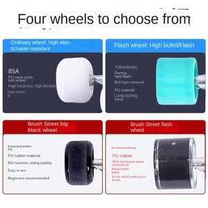 Kép bốn-bánh xe Ván trượt cho người mới bắt đầu cho trẻ em và người lớn 6 đến 12 tuổi Maple Board cho bé trai và bé gái - Product Image 3