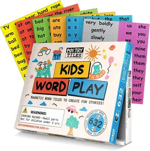 Refrigerator Fridge Magnets for Kids Word Magnets for Fridge Sentence Building Magnetic Sight Words to Write Poems