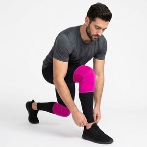 Customizable Logo Neoprene Knee Support Sleeve Brace Breathable Comfortable Fitness Safety <b>Running</b> Sport Heavy Body Building - Product Image 1