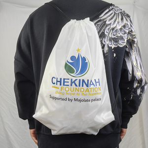 Promotional Custom Logo Draw <strong>String</strong> <strong>Bag</strong> 210D Polyester Sport Backpack Drawstring Nylon Gym <strong>Bags</strong> With Zipper Pocket - Product Image 3
