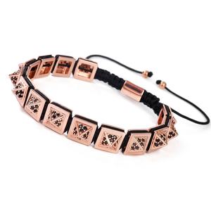 F421 plaqué or De Haute Qualité hommes 18K Or Dubaï Bijoux Charme Bracelet De Brazalete - Product Image 4