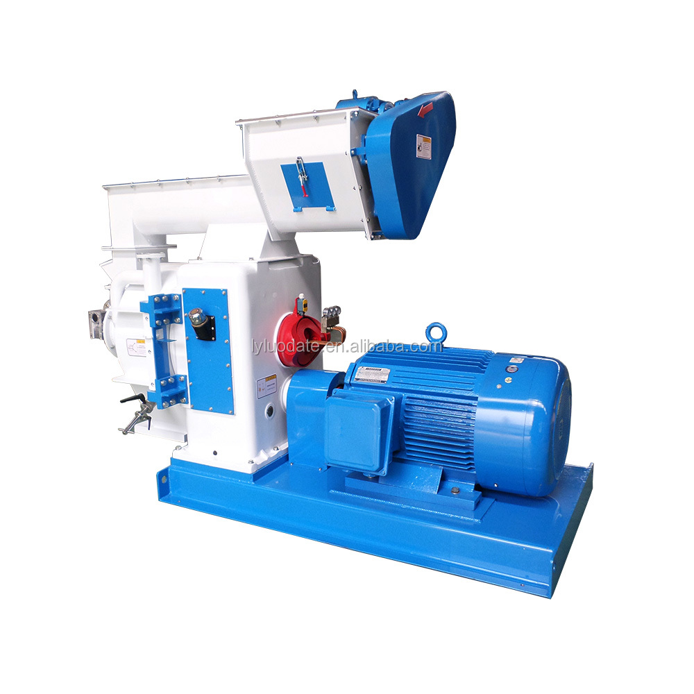 Organic Fertilizer Alfalfa Fuel Hay Rice Husk Chips Grass Biomass Sawdust Wood Pellet mill machine