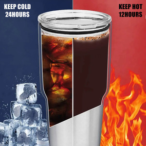 <span class=keywords><strong>Tazza</strong></span> da viaggio isolata sottovuoto da 30 once con coperchi scorrevoli adatta <span class=keywords><strong>per</strong></span> supporti <span class=keywords><strong>tazza</strong></span> <span class=keywords><strong>termica</strong></span> a doppia parete in acciaio inossidabile - Product Image 3