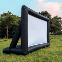 Panneau publicitaire gonflable pour le parking, écran de film, projecteur, vente en gros