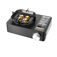 Nouvelle cuisinière portable d'extérieur pour thé et fondue, à butane, puissante, manuelle, magnétique, pour camping, type carte 4 étoiles