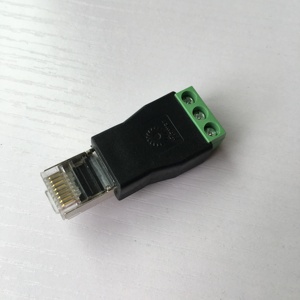 Adaptador Convertidor de <span class=keywords><strong>RJ45</strong></span> a RS485, Bloque Adaptador de <span class=keywords><strong>RJ45</strong></span> a Terminal de Tornillo de <span class=keywords><strong>3</strong></span> Pines - Product Image 3