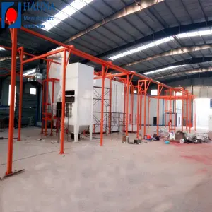 High quality powder spray painting production line /electrostatic powder coating machine system for sale