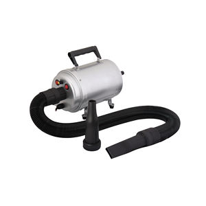 Secador de espectáculo de perros veterinarios de acero inoxidable y hierro de alta fuerza de soplado de 2800W, Perrera de aseo de mascotas de velocidad Variable de tienda de gatos - Product Image 1