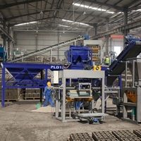 Máquina para Hacer Bloques de Hormigón de 4-9 Pulgadas, Máquina Automática para Fabricar Ladrillos Entrabados QT6-15, Maquinaria para Hacer Adoquines y Bordillos