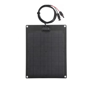 Panel Solar Monocristalino Flexible de 20W con Salida Estándar de 18V, Cargador Solar con 23% de Eficiencia, Caja de Conexiones IP67 para Coche o Barco - Product Image 1