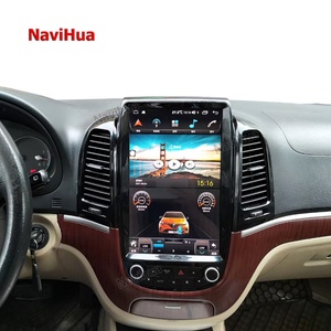 NAVIHUA Android Car DVD Player Multimedia Touch Screen <b>Stereo</b> Radio Automotive GPS Navigation <b>System</b> Head for Hyundai Santa Fe - Product Image 1