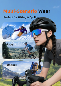 Gafas Inteligentes con Marco Interno Desmontable Aptas para Miopía, Cámara HD de 8MP, Llamadas para Uso Diario en la Oficina, Viajes, Conducción, Deportes al Aire Libre - Product Image 3