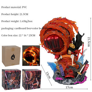 Nueva llegada 21,5 cm hermoso modelo binario adornos regalos Anime Ones piezas artesanía declaración Yehuo <span class=keywords><strong>Luffy</strong></span> figura de Anime - Product Image 2