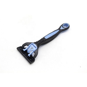 Vente chaude 2023 <span class=keywords><strong>Rasoir</strong></span> à <span class=keywords><strong>barbe</strong></span> jetable en plastique à 6 lames de sécurité - Product Image 3