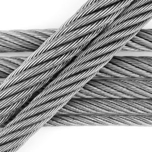 Câble de entrée de 2 mètres, câble métallique tressé de 9 à 42mm, en acier <span class=keywords><strong>galvanisé</strong></span>, Anti-<span class=keywords><strong>torsion</strong></span> - Product Image 1