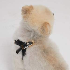 Arnés de cuero premium para perros con logotipo personalizado OEM, acolchado, resistente a las manchas y a los arañazos, para mascotas. - Product Image 3